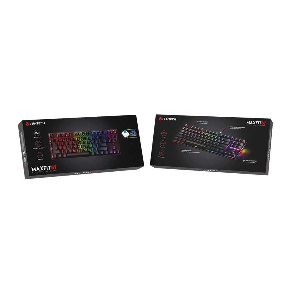 Fantech MAXFIT87 MK856 Keyboard Gaming TKL Mechanical - Fantech Indonesia